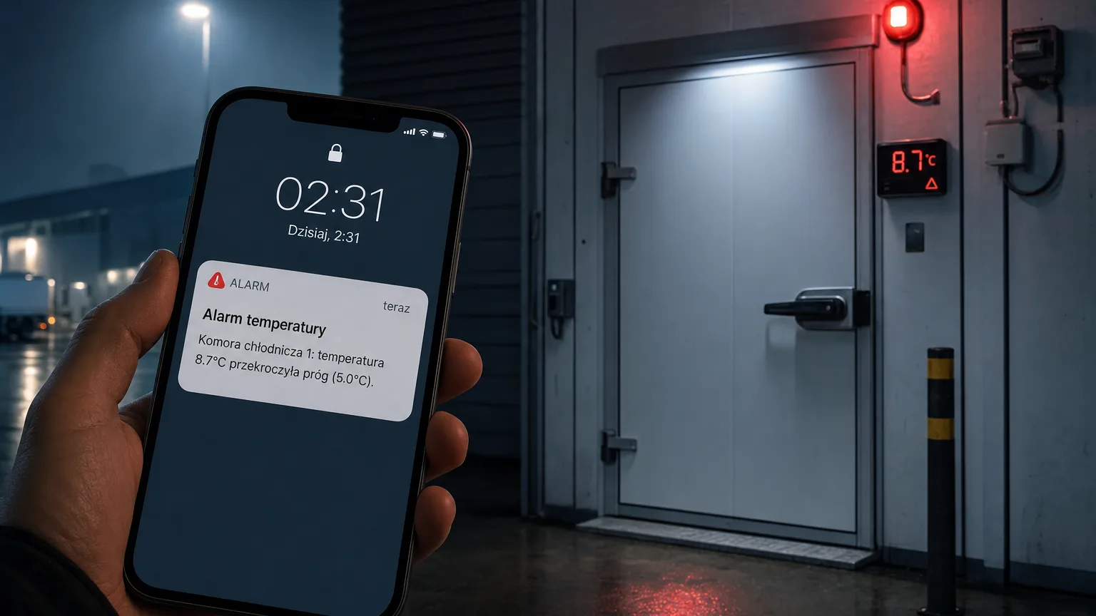 Article cover: SMS alarms for cold room failures — how to set them up