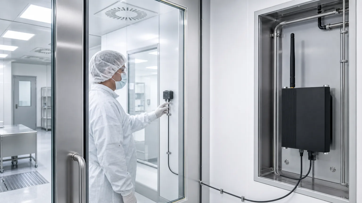 Article cover: Cleanroom Differential Pressure — Monitoring Under EU GMP Annex 1