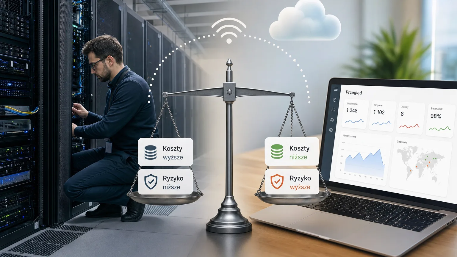 Article cover: Self-hosted or SaaS monitoring — an honest comparison of costs and risks