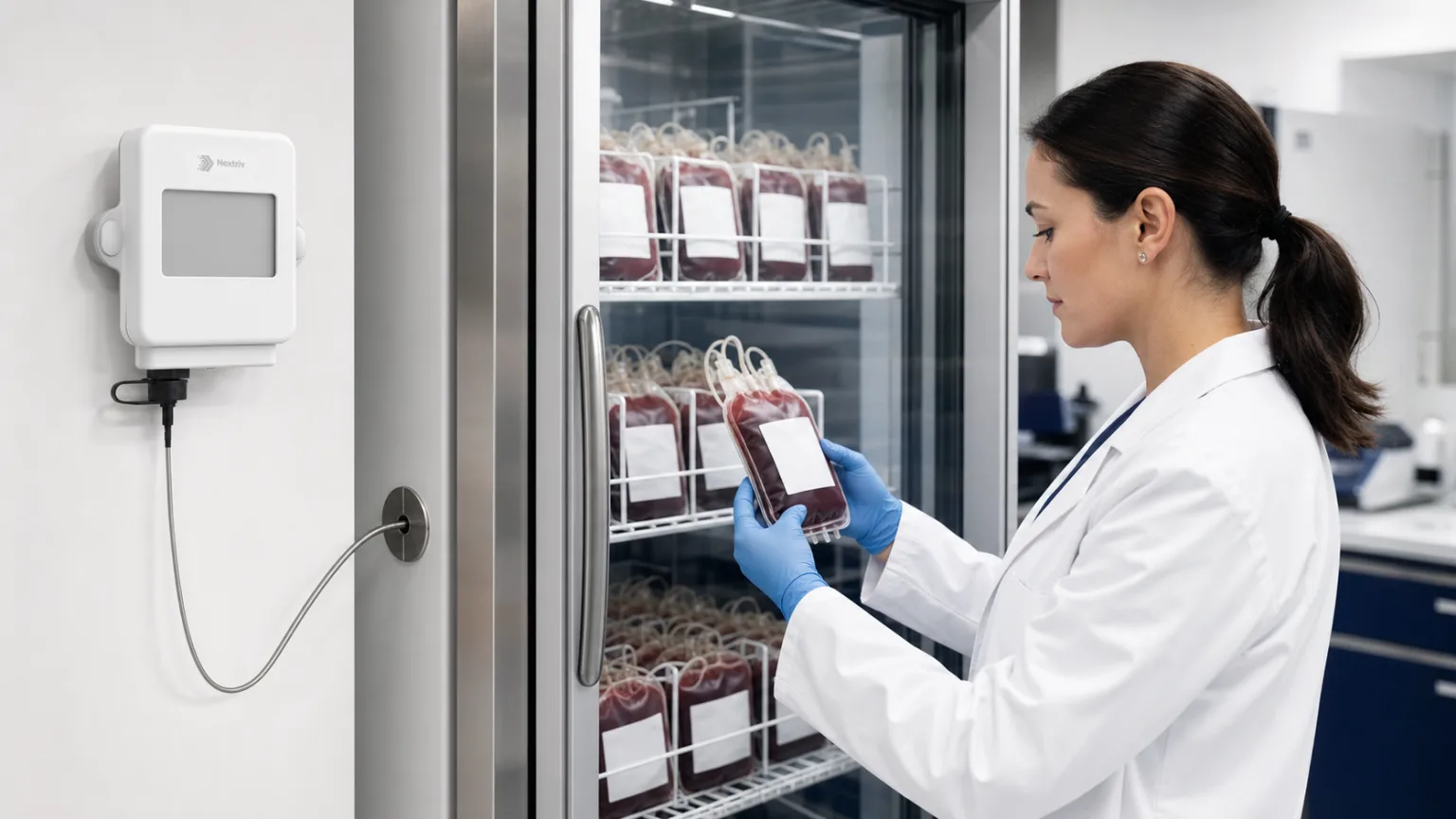 Article cover: Blood Bank Temperature Monitoring — Ranges, Alarms and Evidence