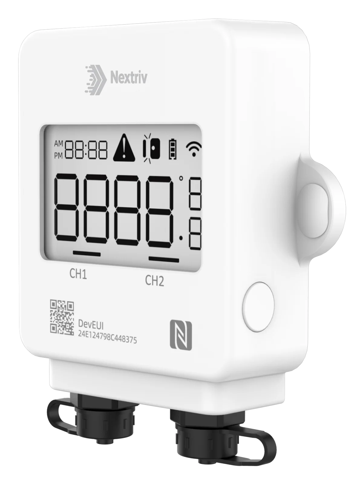 Nextriv Probe Pro Duo — two channels, 3/4 view
