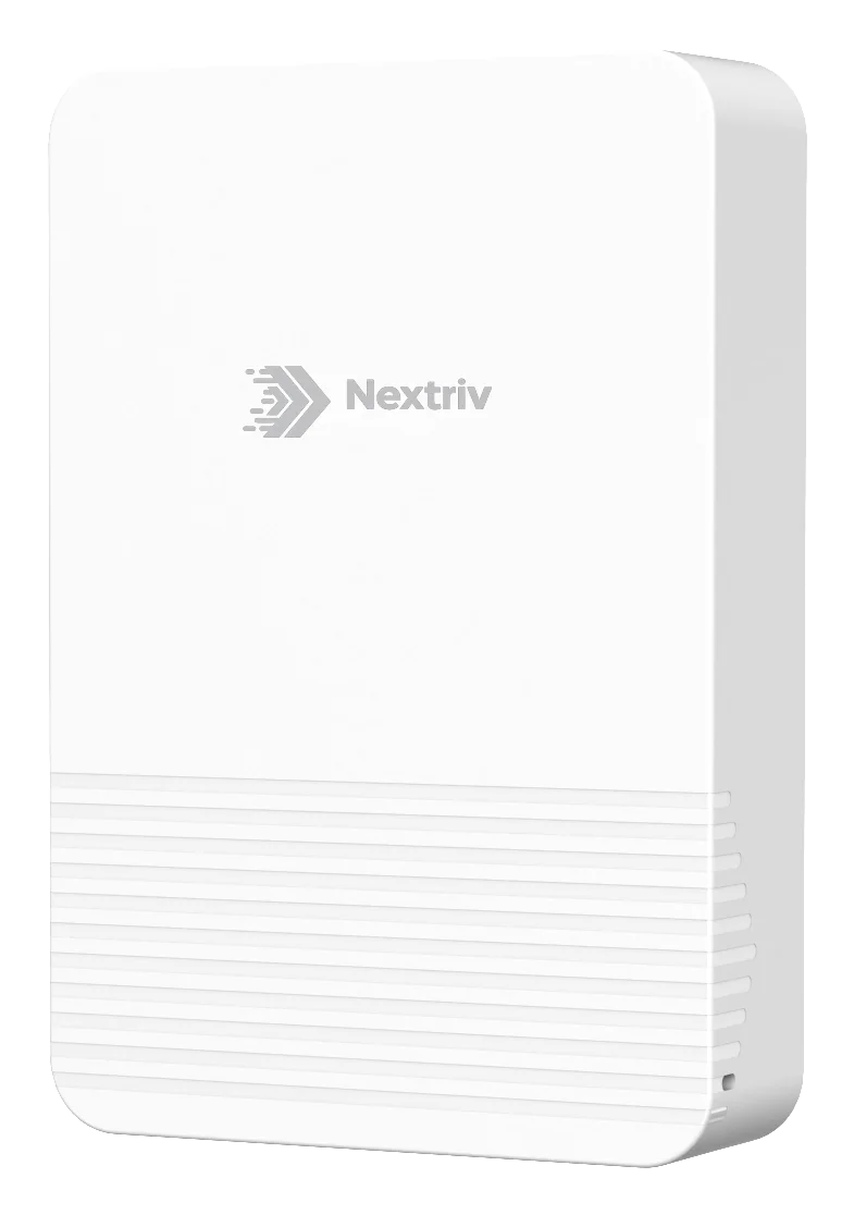 Nextriv Sense Essential at an angle — slim food-grade housing